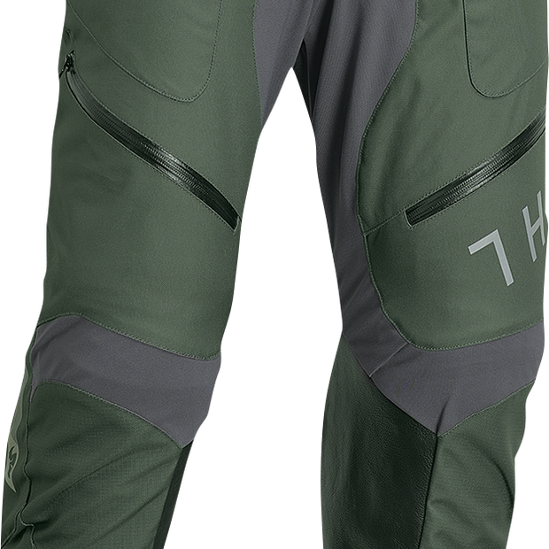 THOR Terrain In-the-Boot Pants - Army Green/Charcoal - US 28 2901-10429