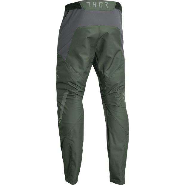 THOR Terrain In-the-Boot Pants - Army Green/Charcoal - US 28 2901-10429