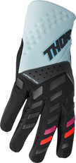THOR Women's Spectrum Gloves - Black/Light Mint - Small 3331-0234