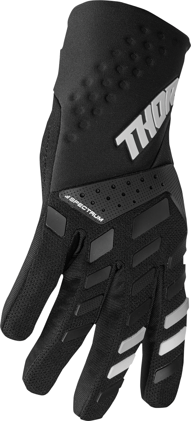 THOR Women's Spectrum Gloves - Black/White - Small 3331-0230