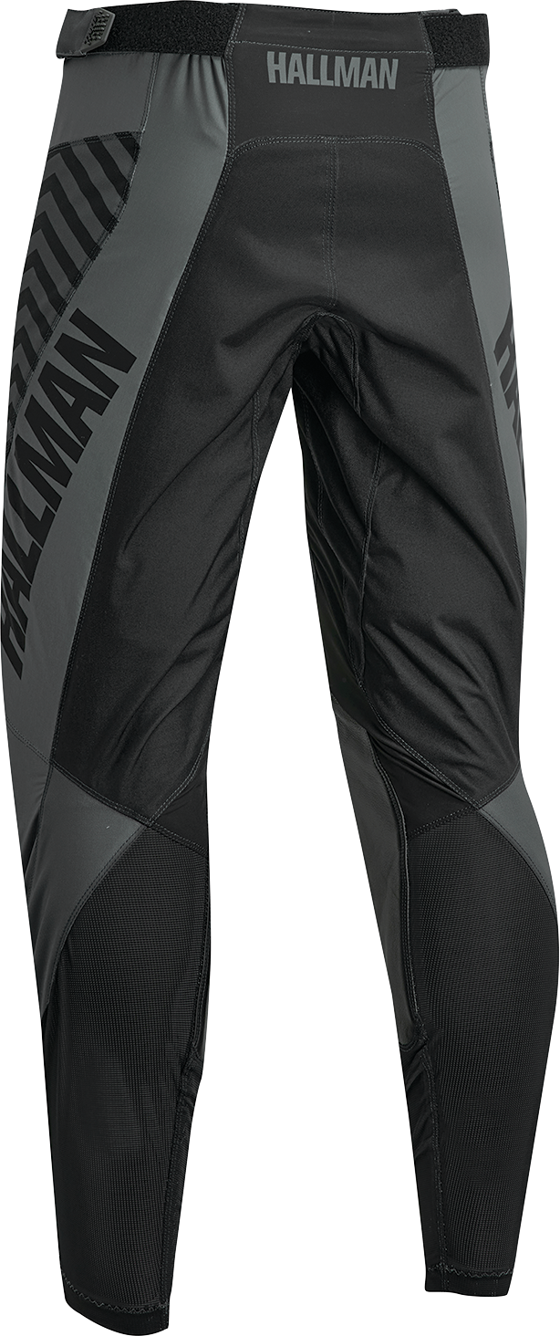 THOR Hallman Differ Slice ATV pants in charcoal and black, US 30, offroad ATV riding gear with protective design