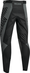THOR Hallman Differ Slice ATV pants in charcoal and black, US 30, offroad ATV riding gear with protective design