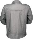 Gray Z1R Wapenshaw Jacket in large size, street apparel with a sleek design and front zipper, suitable for casual wear.