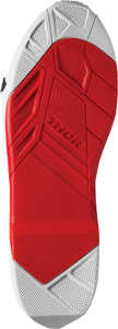 THOR Radial Frost motorcycle boots in size 7, featuring durable leather construction and protective design for riders.