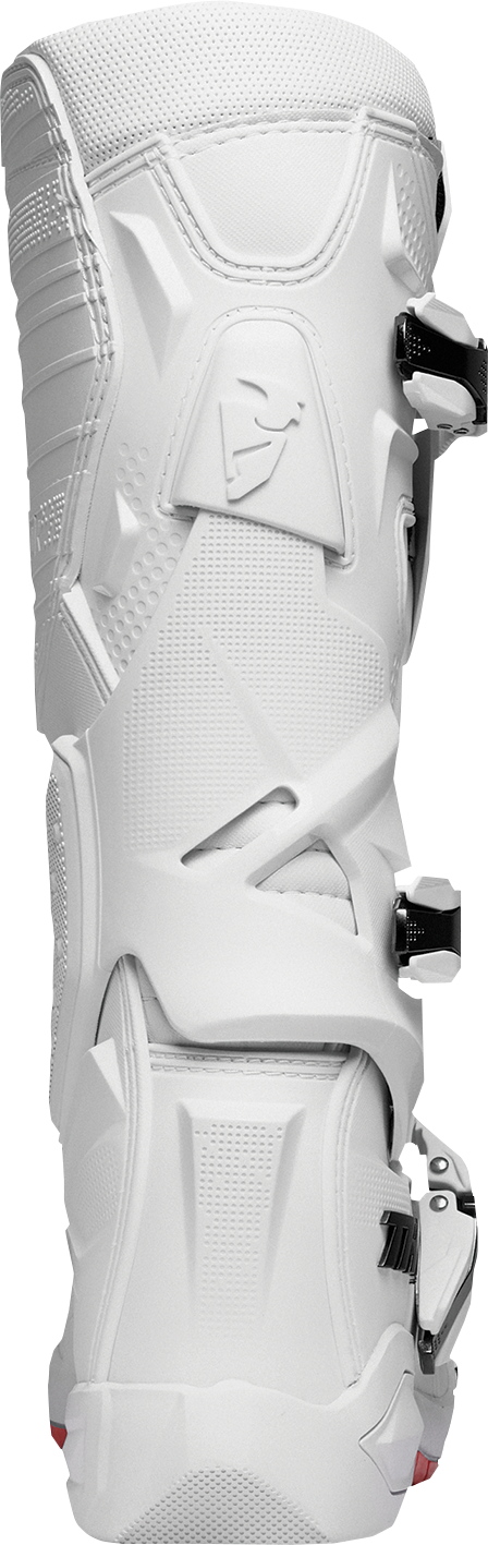 THOR Radial Frost Boots in size 7, featuring durable footwear design and icy blue color, suitable for winter riding.
