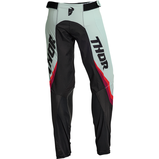 THOR Women's Pulse Rev Pants - Black/Mint - US 3/4 2902-0324