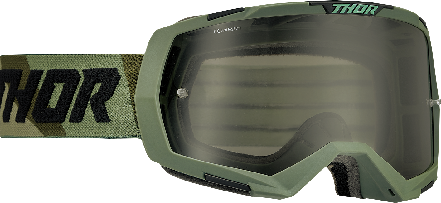 THOR Regiment Goggle - Camo/Black - Smoke Lens 2601-2966
