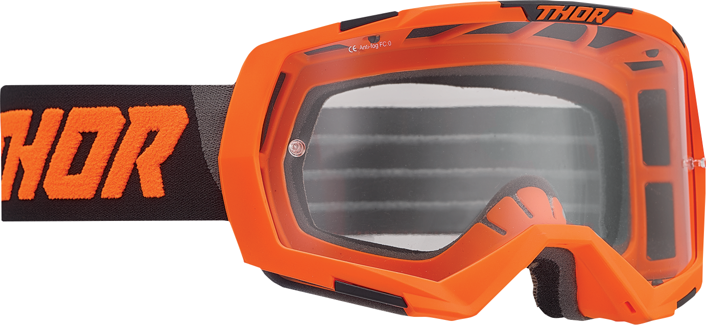 THOR Regiment Goggle - Flo Orange/Black - Clear Lens 2601-2802