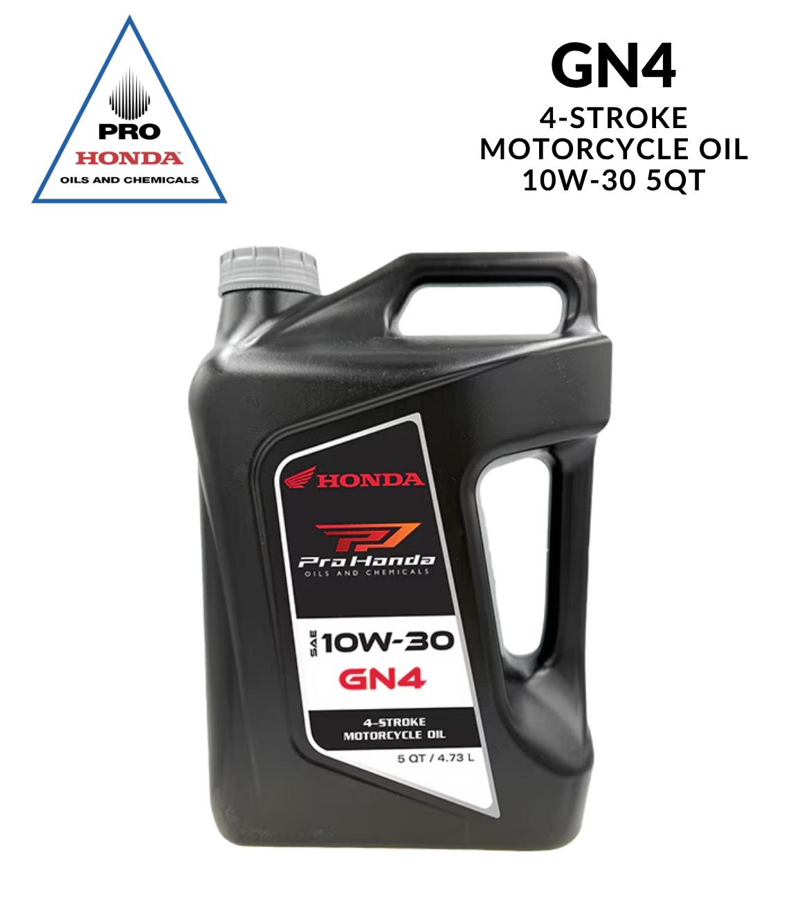 PRO Honda GN4 4-Stroke Motor Oil 10W-30 (5QT)