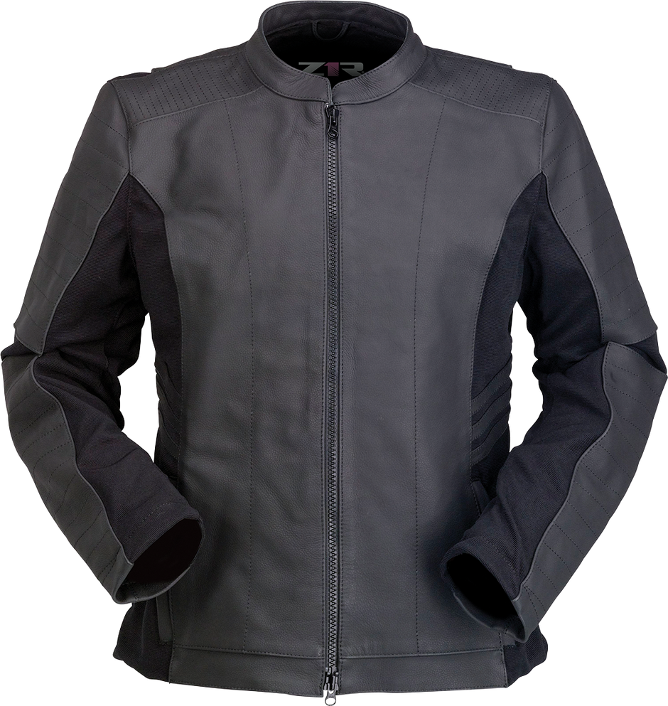 Black Z1R Women's Bellona leather jacket in XS, featuring classic street style with sleek leather and tailored fit.