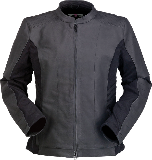 Black Z1R Women's Bellona leather jacket in XS, featuring classic street style with sleek leather and tailored fit.