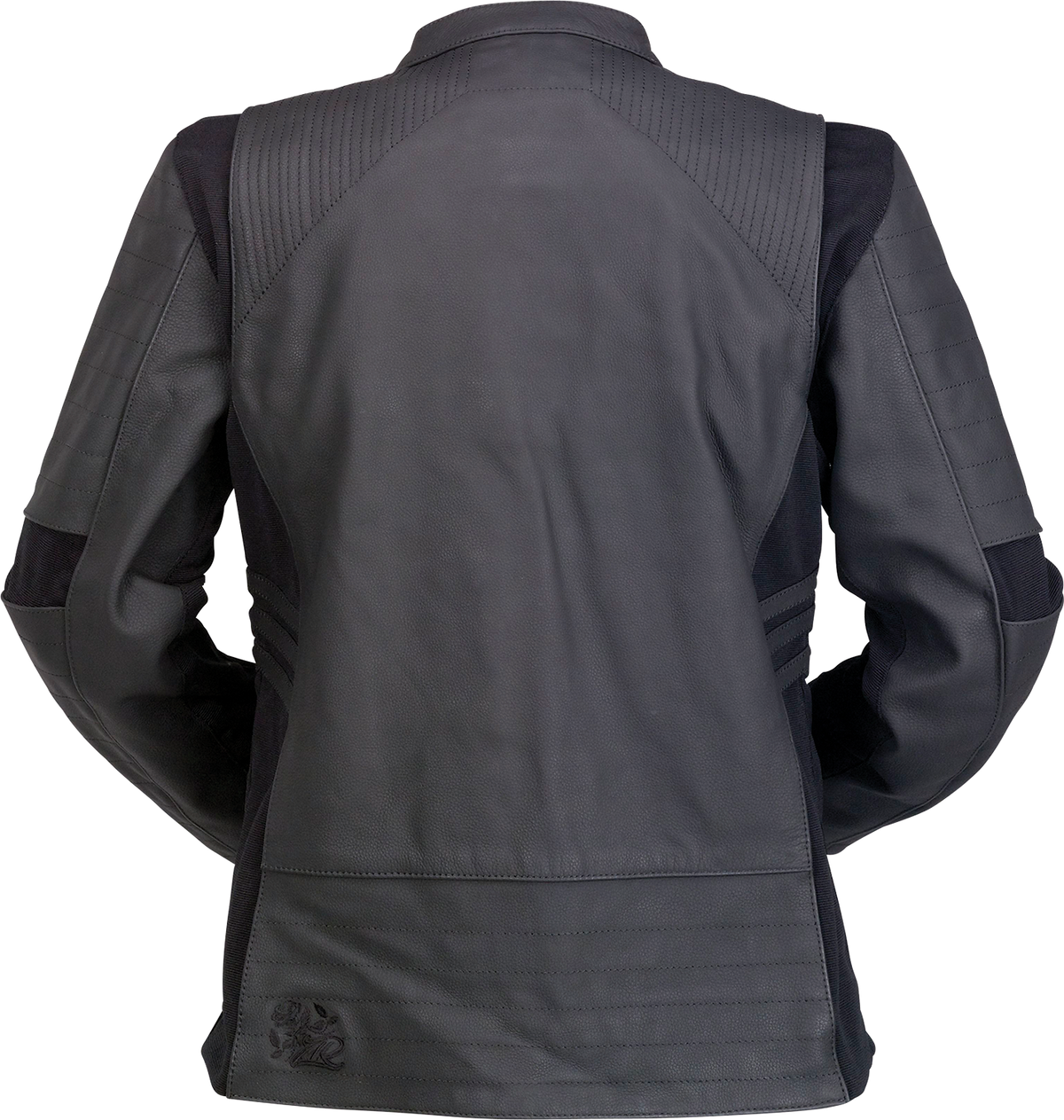Black Z1R Women's Bellona leather jacket in XS, featuring classic street style and sleek design, displayed on a hanger.