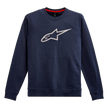 ALPINESTARS Ageless Crew Fleece - Navy/Grey - Medium 1212513227011M