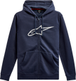 ALPINESTARS Ageless II Zip Hoodie - Navy/Gray - Medium 1038530527011M