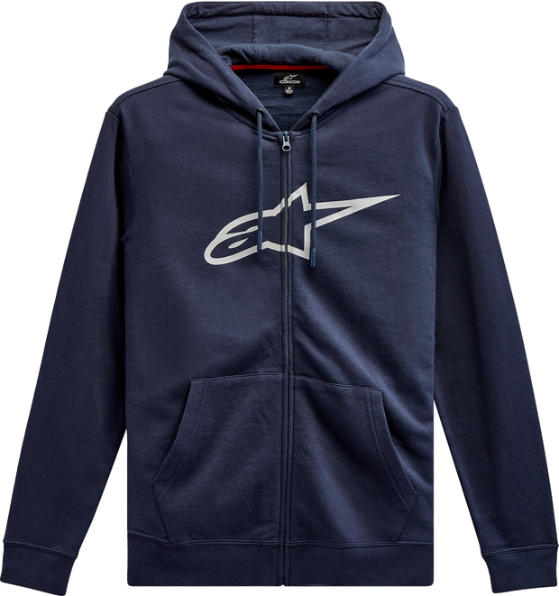 ALPINESTARS Ageless II Zip Hoodie - Navy/Gray - Medium 1038530527011M