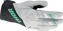 THOR Women's Spectrum Gloves - Black/Mint - Large 3331-0270