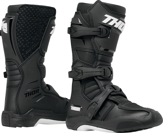 THOR Youth Blitz XR Boots - Black/White - US 1 3411-0724