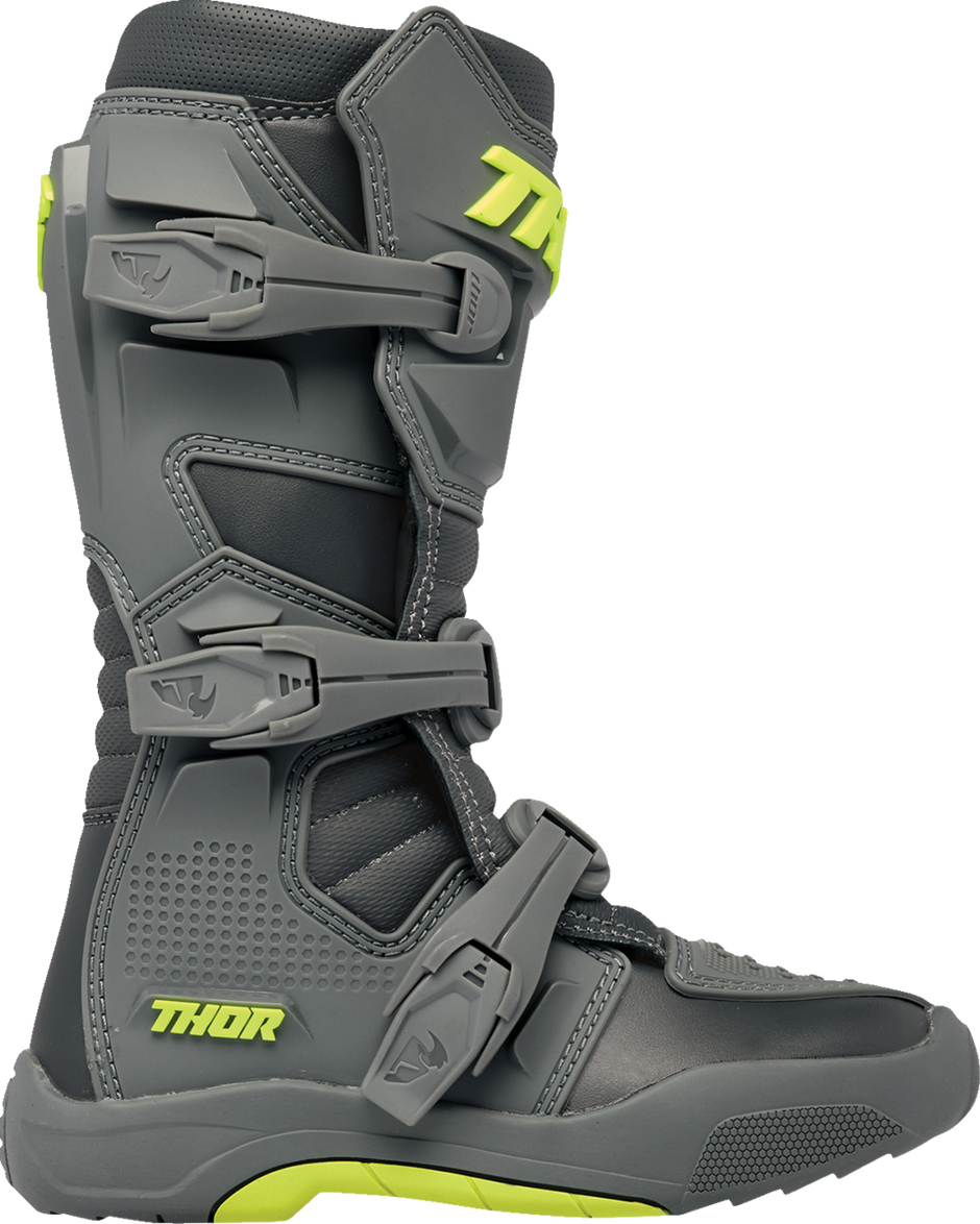 THOR Youth Blitz XR Boots - Gray/Charcoal - US 2 3411-0739