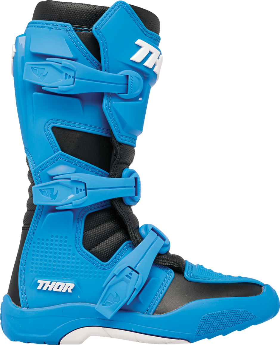 THOR Youth Blitz XR Boots - Black/Blue - US 3 3411-0733