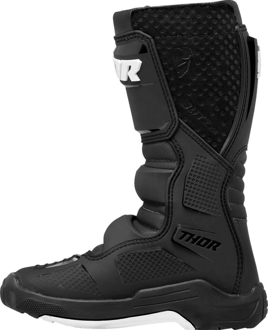 THOR Youth Blitz XR Boots - Black/White - US 1 3411-0724