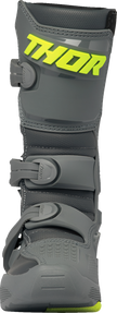 THOR Youth Blitz XR Boots - Gray/Charcoal - US 2 3411-0739
