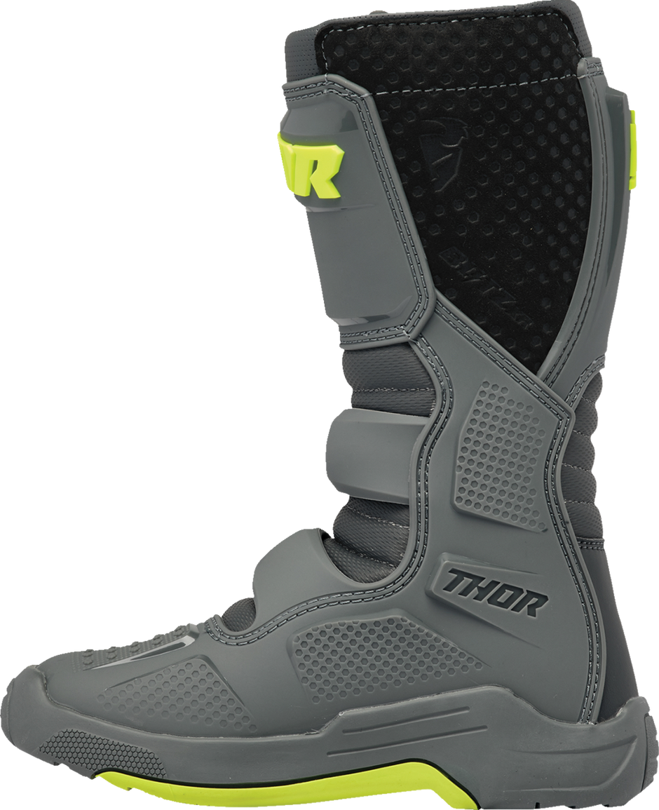 THOR Youth Blitz XR Boots - Gray/Charcoal - US 2 3411-0739