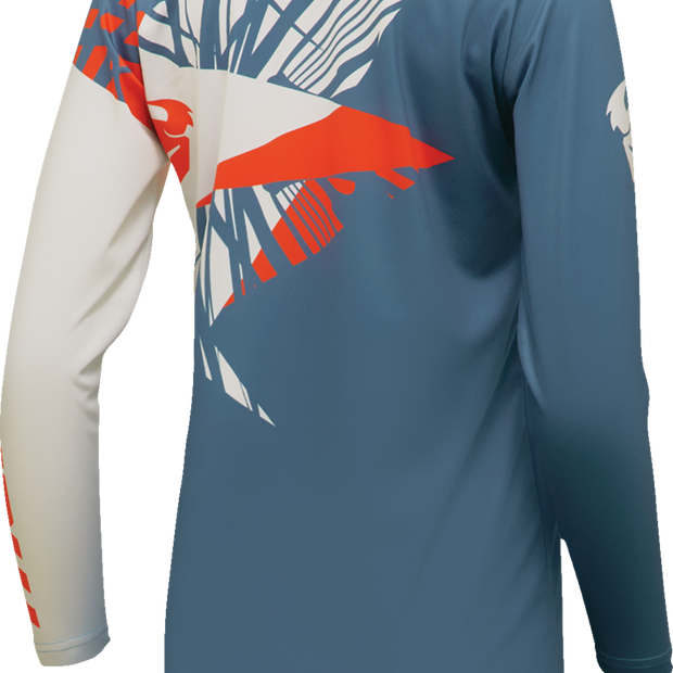 THOR Women's Sector Split Jersey - Blue Steel/Vintage White - XS 2911-0294