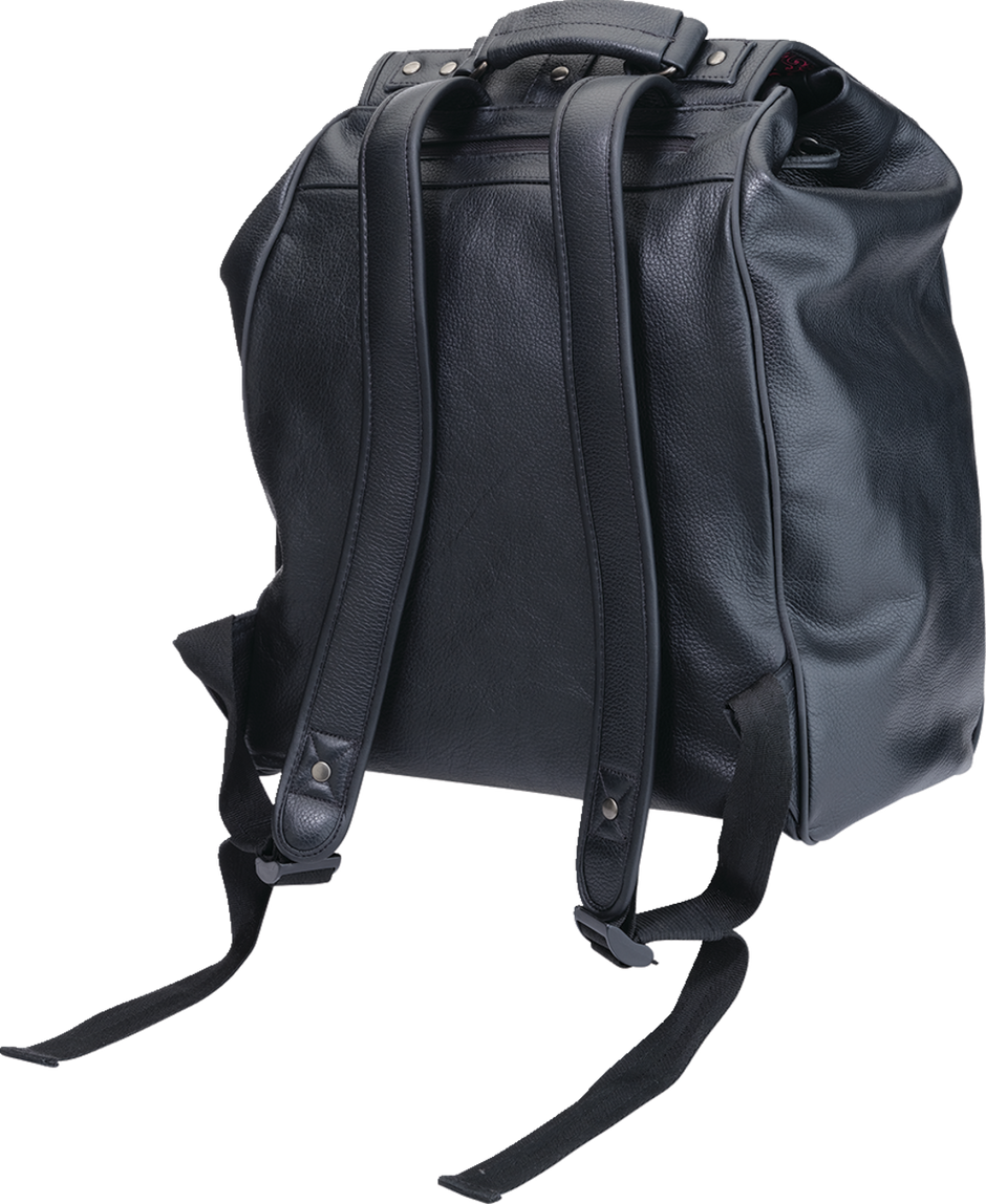 Black Z1R Z1R backpack from the luggage group, showing front view with multiple compartments and adjustable straps.