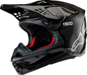 ALPINESTARS Supertech M10 Helmet - Solid - MIPS® - Gloss Black Carbon - XL 8300323-1188-XL