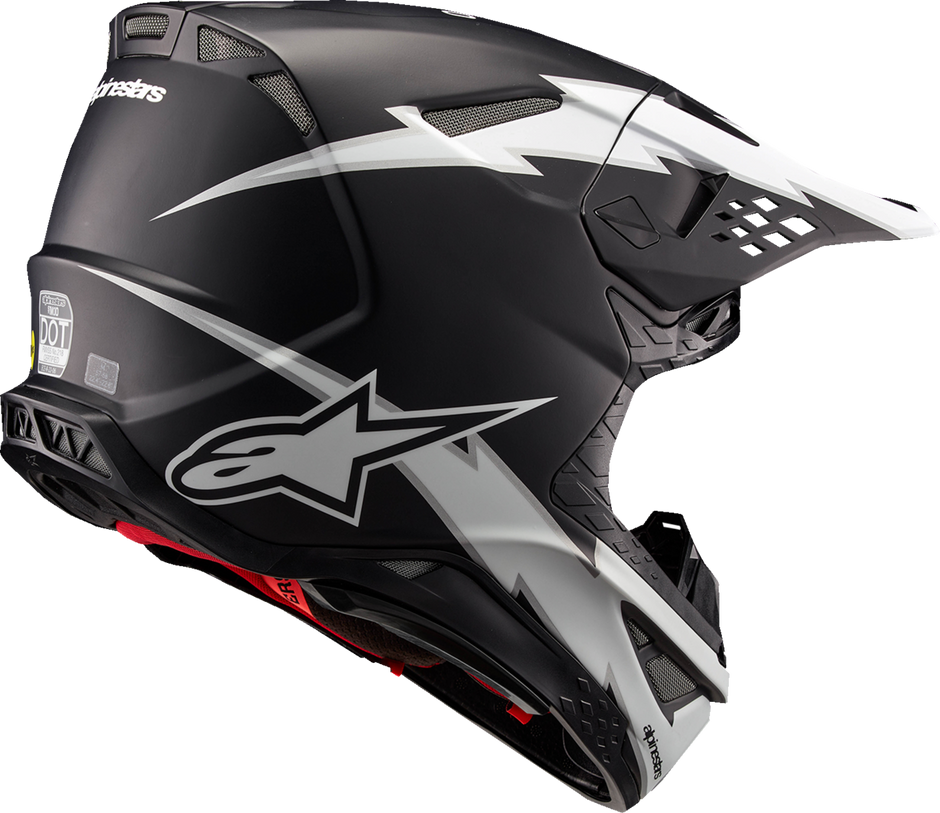 ALPINESTARS Supertech M10 Helmet - Ampress - MIPS® - Matte Black/White - XS 8300823-1121-XS