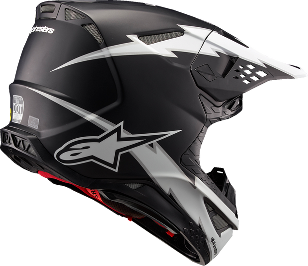 ALPINESTARS Supertech M10 Helmet - Ampress - MIPS® - Matte Black/White - XS 8300823-1121-XS