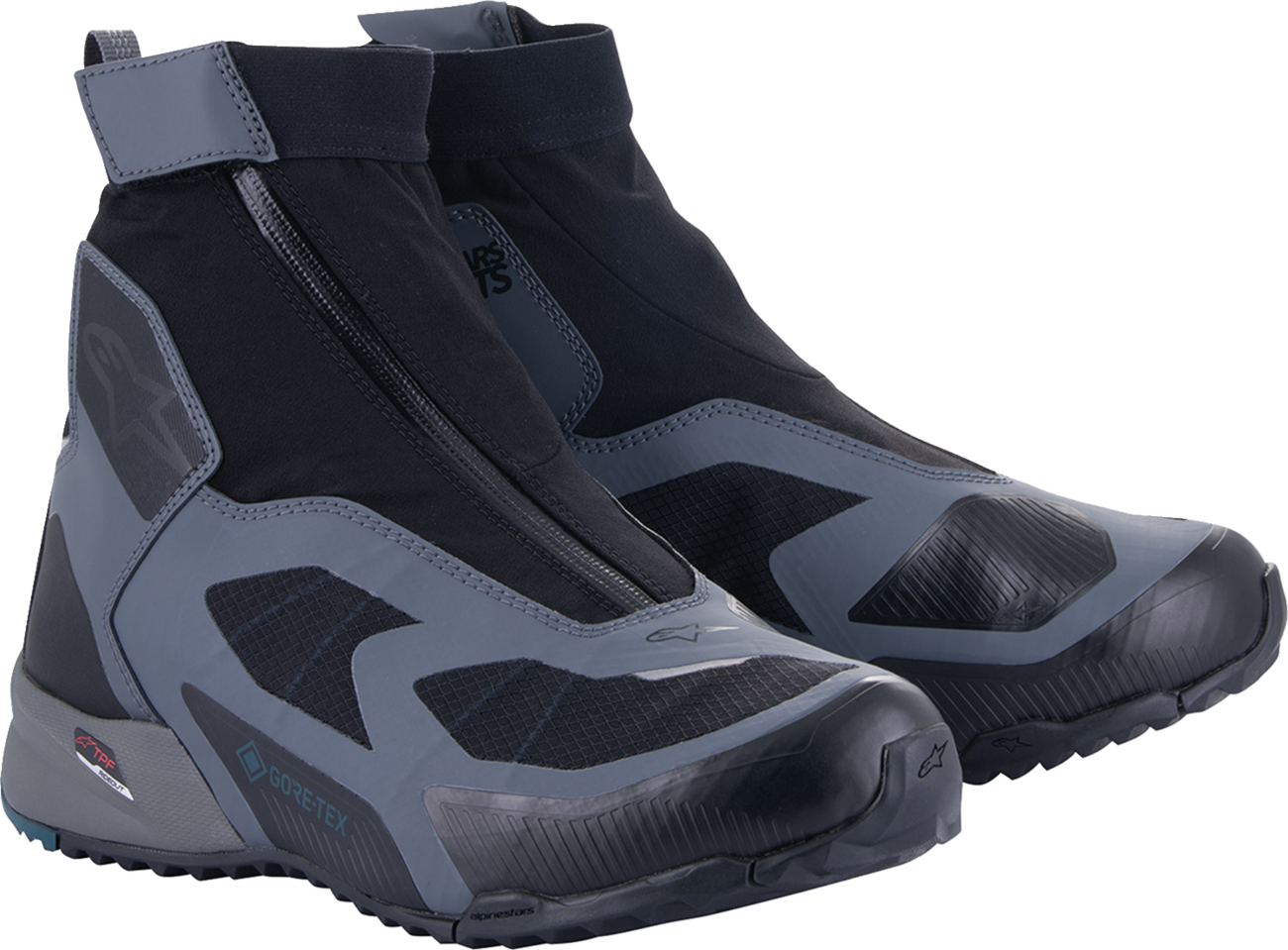 ALPINESTARS CR-8 Gore-Tex® Shoes - Black/Grey/Blue - US 8 / EU 40.5 233822412858