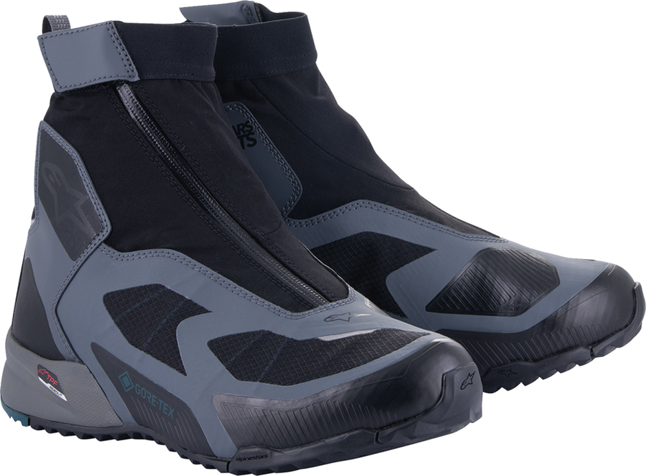 ALPINESTARS CR-8 Gore-Tex® Shoes - Black/Grey/Blue - US 8 / EU 40.5 233822412858