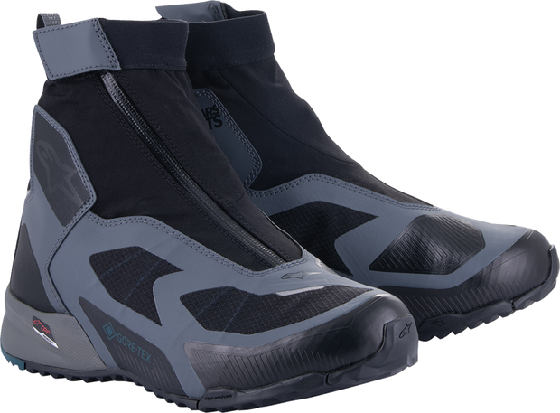 ALPINESTARS CR-8 Gore-Tex® Shoes - Black/Grey/Blue - US 8 / EU 40.5 233822412858