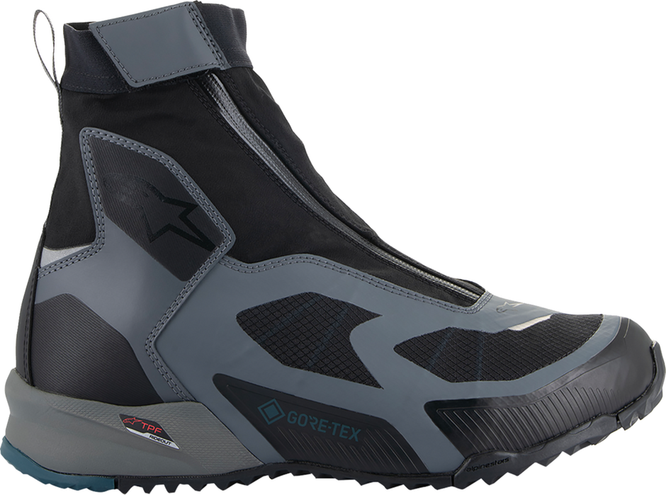 ALPINESTARS CR-8 Gore-Tex® Shoes - Black/Grey/Blue - US 8 / EU 40.5 233822412858