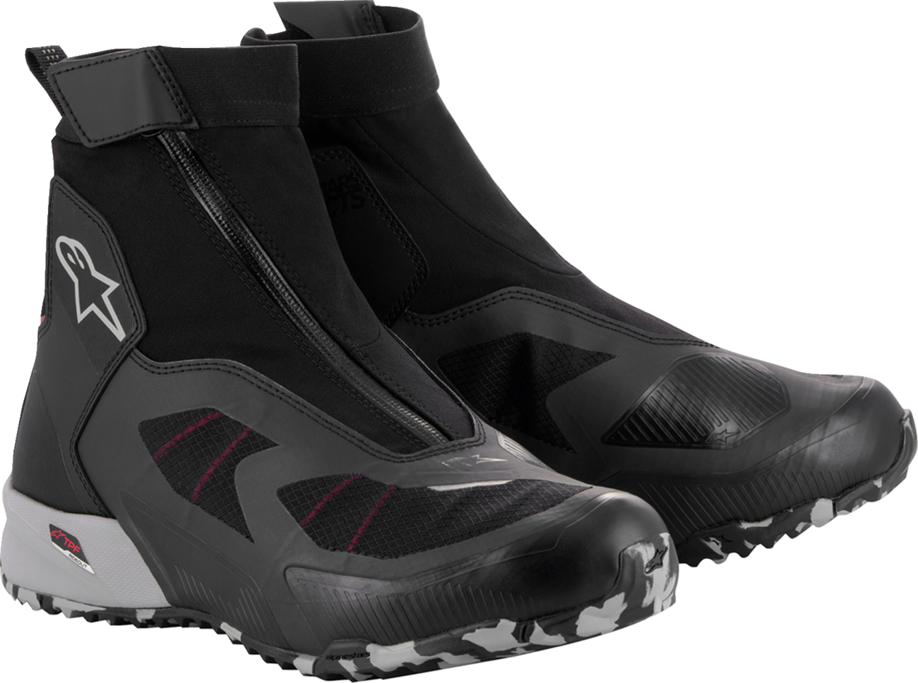 ALPINESTARS CR-8 Gore-Tex® Shoes - Black/Grey/Red - US 8 / EU 40.5 233822412228
