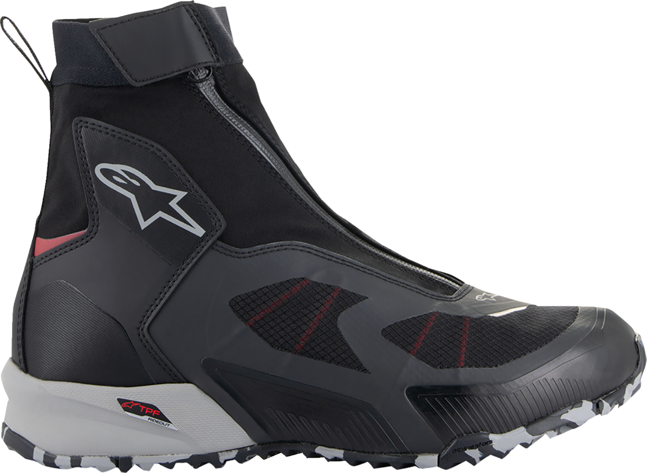 ALPINESTARS CR-8 Gore-Tex® Shoes - Black/Grey/Red - US 8 / EU 40.5 233822412228