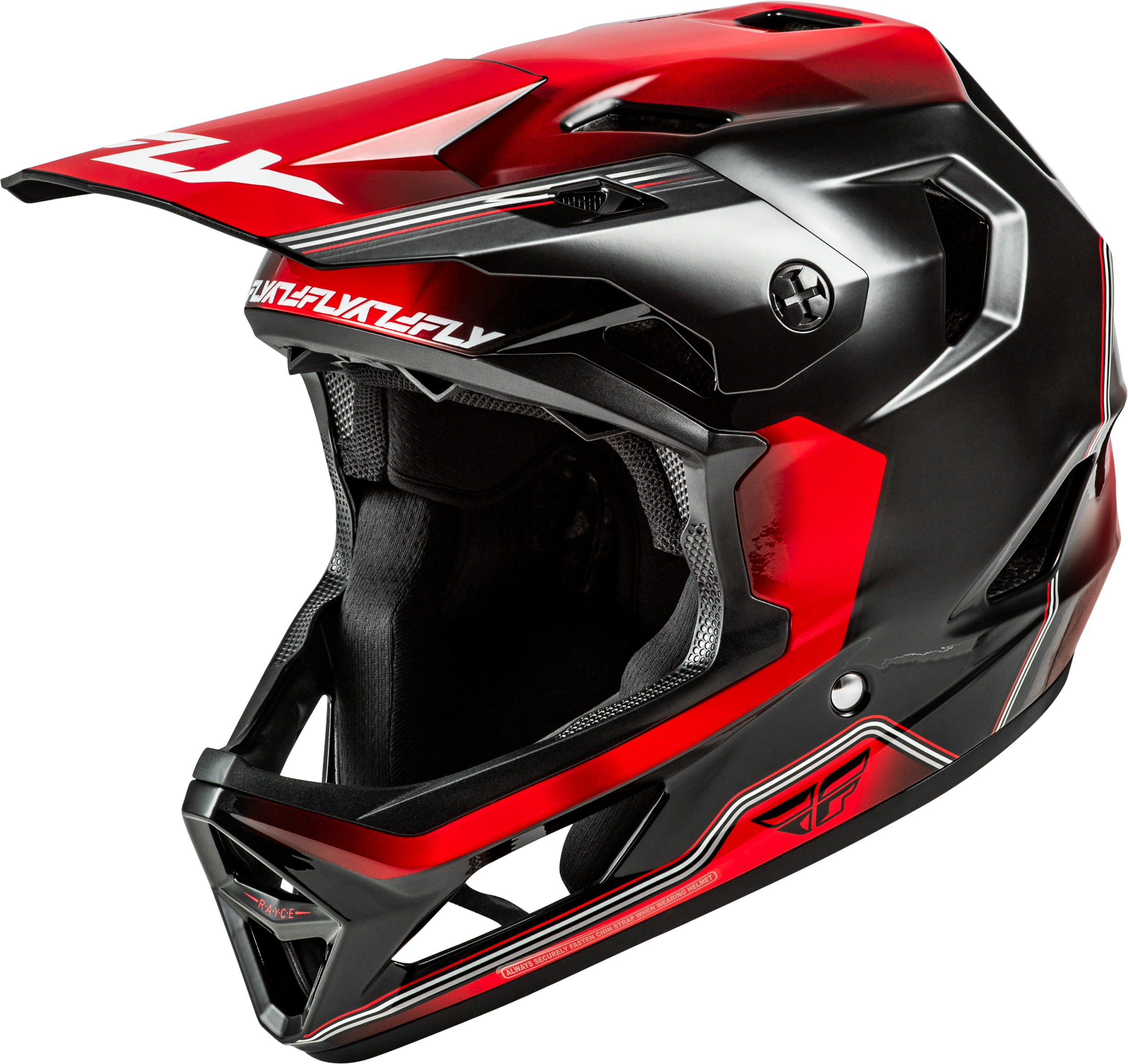 Rayce Repeat Bicycle Helmet Black/Red Lg