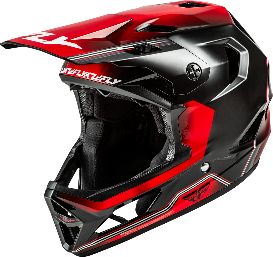Rayce Repeat Bicycle Helmet Black/Red Lg