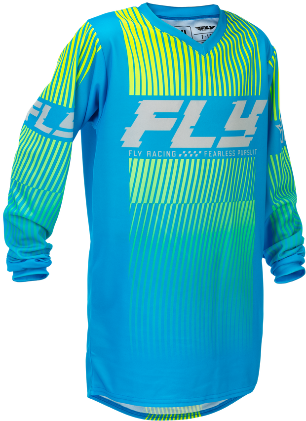 Youth F 16 Jersey Blue/Hi Vis Yl