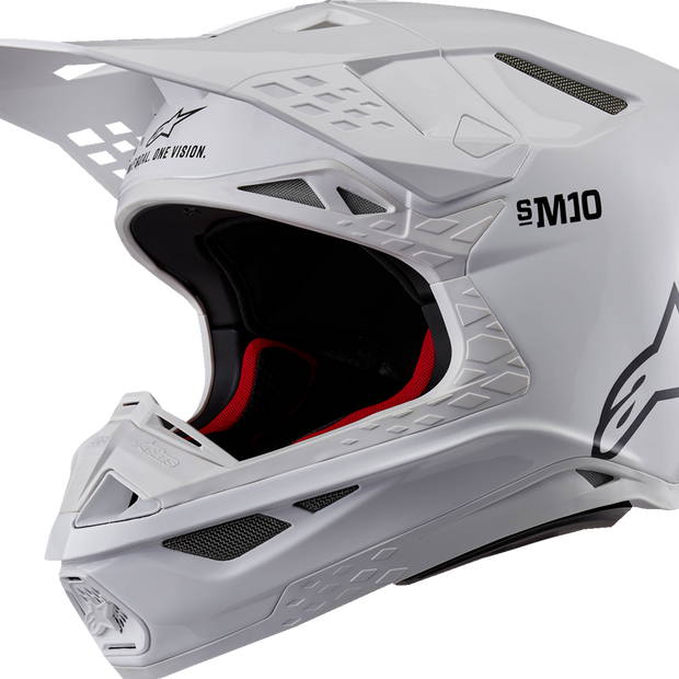 ALPINESTARS Supertech M10 Helmet - Solid - MIPS® - Gloss White - XL 8300323-2180-XL