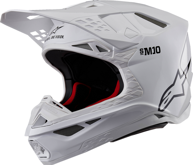 ALPINESTARS Supertech M10 Helmet - Solid - MIPS® - Gloss White - Medium 8300323-2180-M