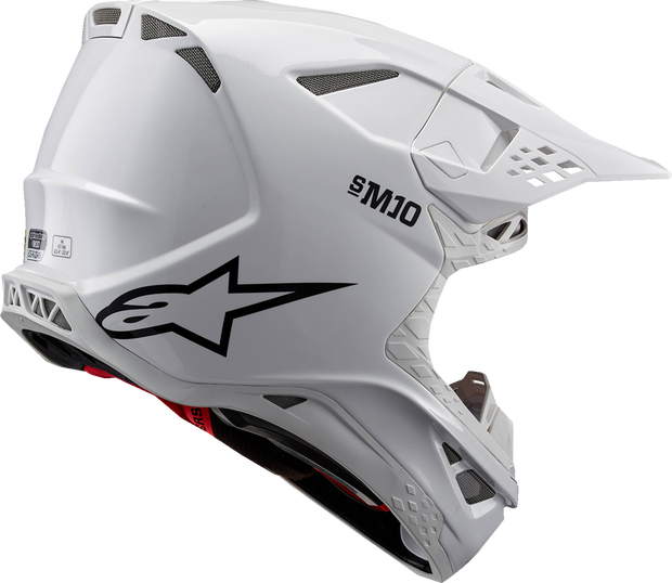 ALPINESTARS Supertech M10 Helmet - Solid - MIPS® - Gloss White - Medium 8300323-2180-M