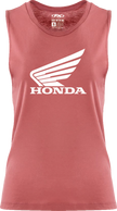 FACTORY EFFEX Women's Honda Wing Muscle Tank Top - Paprika - Small 27-87350