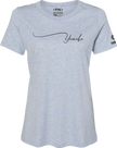 FACTORY EFFEX Women's Yamaha Signature T-Shirt - Light Heather Blue - Small 27-87240