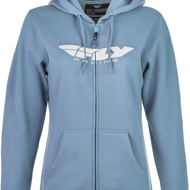 Women's Fly Corporate Zip Up Light Blue Xl