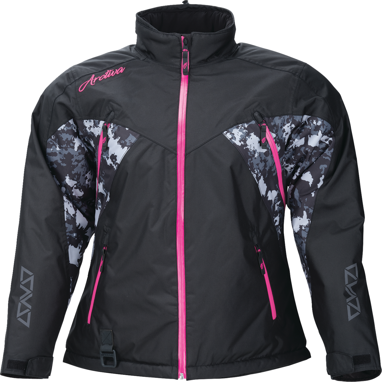 ARCTIVA Women's Pivot 7 Insulated Jacket - Black/Camo Gray/Pink - Small 3121-0846