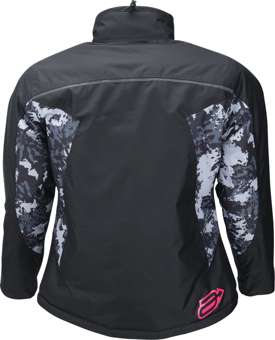 ARCTIVA Women's Pivot 7 Insulated Jacket - Black/Camo Gray/Pink - Small 3121-0846