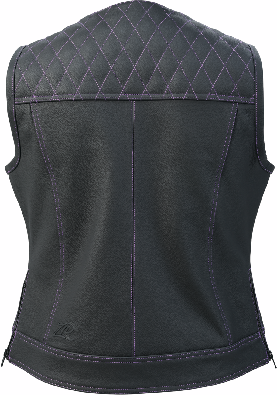 Black Z1R Women's Werk Vest in XS, street apparel with a sleek design, featuring a fitted silhouette and stylish details.