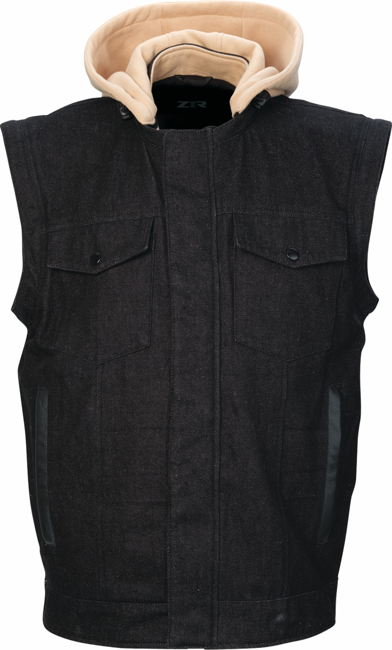 Black Z1R Baden Jacket in XL, streetwear style with sleek design and detailed features, from the Street Apparel Group.